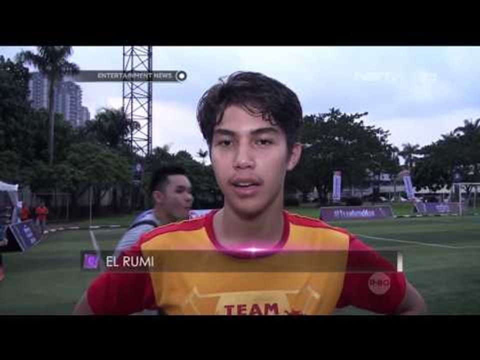Keseruan Al Ghazali dan El Rumi Bertanding Sepak Bola
