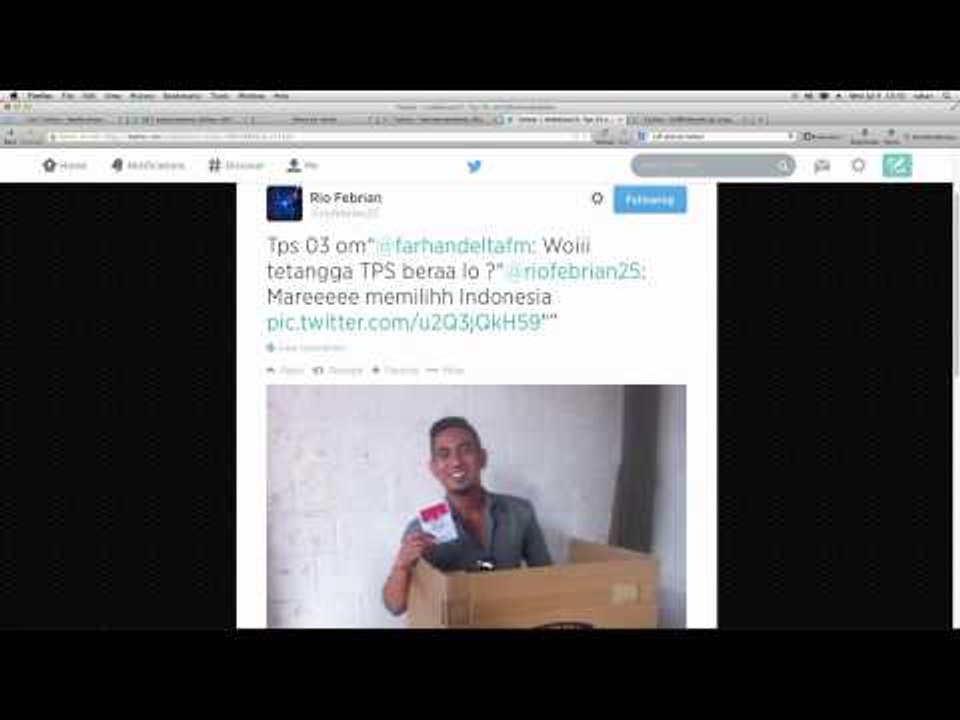 Hype Pemilu di Twitter