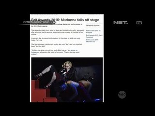 Insiden jatuhnya Madonna dalam Brit Awards