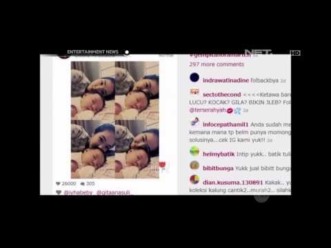 Gisel ketagihan membuat foto meme buah hatinya