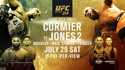 UFC 214: Encaradas de Woodley x Maia e Cyborg x Evinger