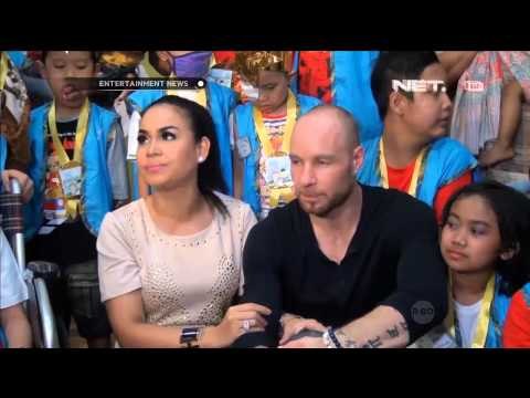 Melaney Ricardo Sempatkan Waktu Hibur Anak Penderita Kangker