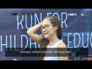 Entertainment News-Mellisa karim ikut komunitas lari