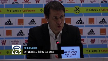 Rudi Garcia et la victoire 6-3 face à Metz