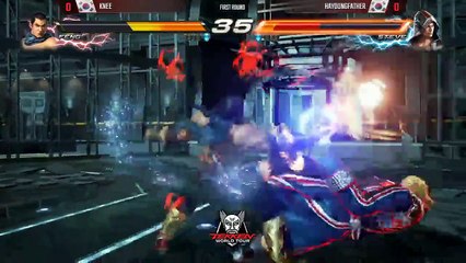 Tekken 7 - TWT Korea Pools - Knee (Feng) Vs  Hayoungfather (Steve / Leo)