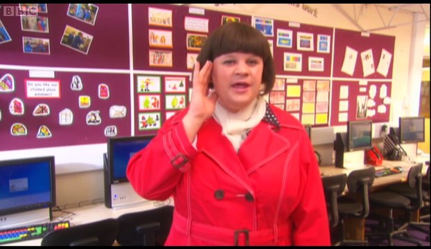 Gigglebiz Gail Force in local primary school reports on using the Net