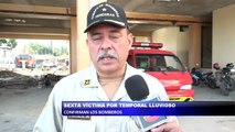 Bomberos confirmaron sexta victima por temporal lluvioso