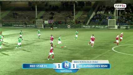 J20 :  Red Star - US Avranches MSM (2-2), le résumé
