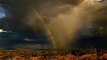 Stunning Double Rainbow Forms Over Kimberley, Western Australia
