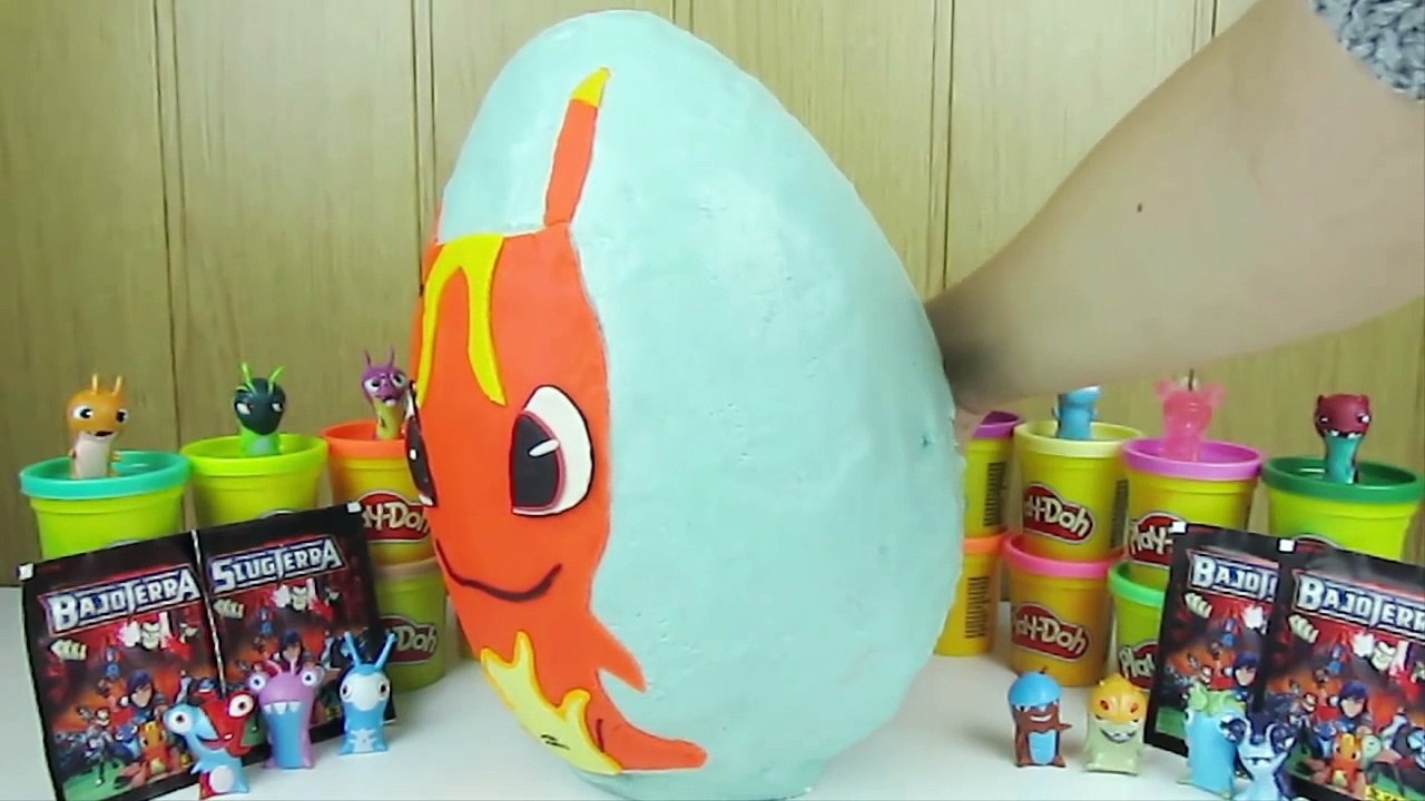 Huevo Gigante Bajoterra: Burpy – Slugterra Big Surprise Egg – Pistola + blister + pegatinas