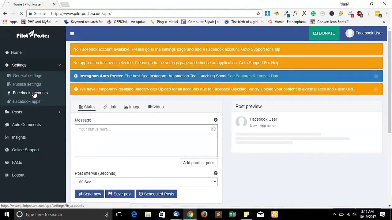 How to Add Facebook Account on FB Auto Poster