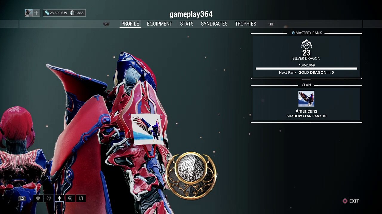 Warframe profile