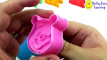 Fish Play Doh Learn Colors/Colours Fun Creative With Winnie The Pooh & Chipmunks Molds For Kids