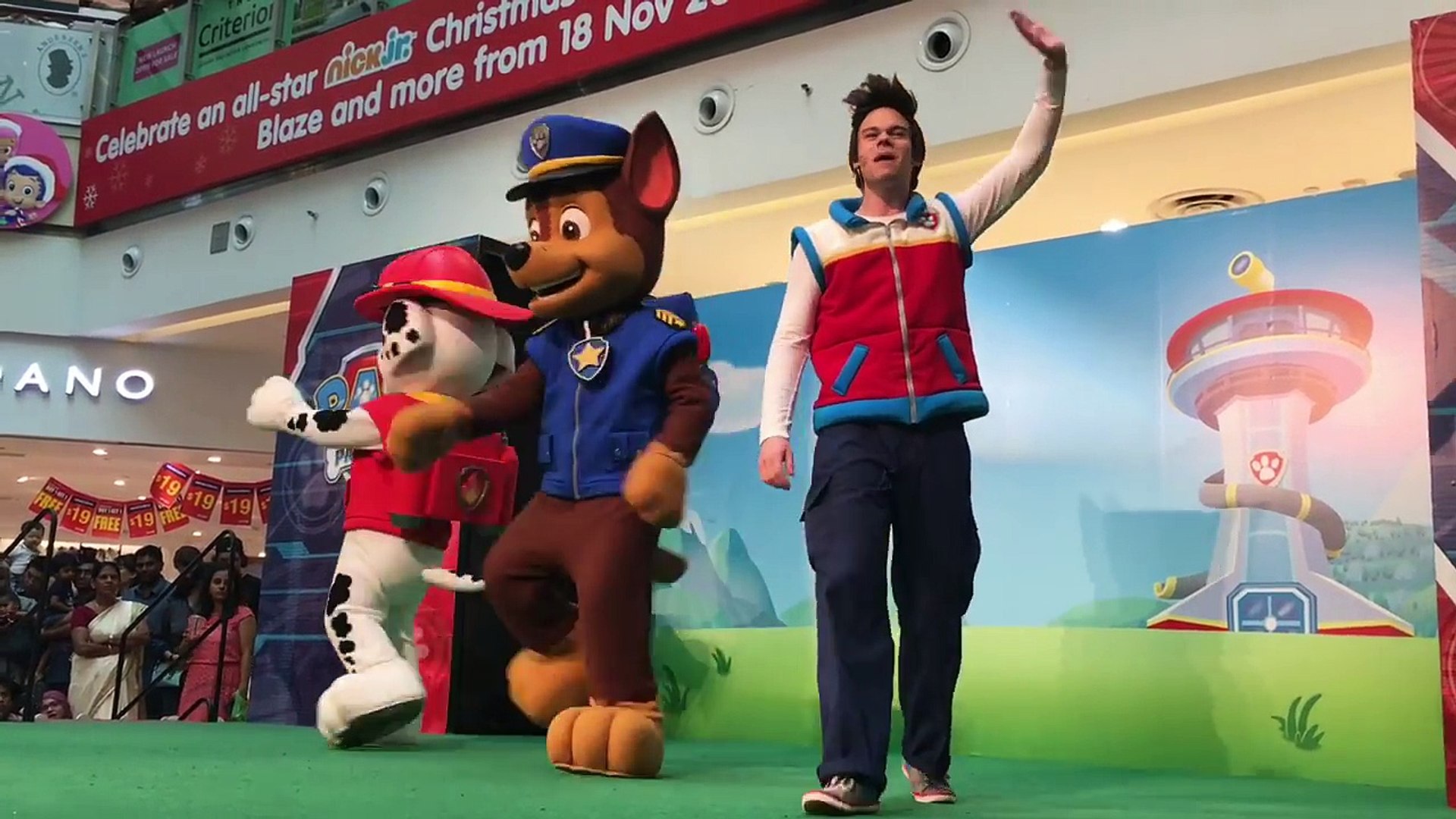PAW PATROL LIVE SHOW FOR KIDS AT CITY SQUARE MALL, in Asia SINGAPORE video Dailymotion
