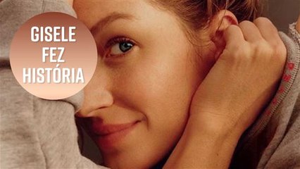 Gisele Bündchen mostra sua beleza natural