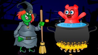 cute gummy bear vs witch finger family song