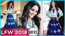 Hina Khan Looks ROYAL On The Ramp | Lakme Fashion Week 2018 Day 3