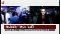 Hastanede yangın paniği