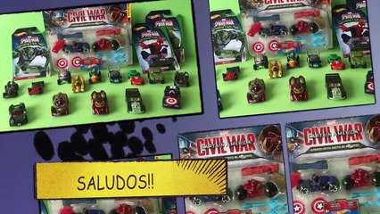 Marvel Hot Wheels Motos Ironman y Capitan America | Kidsplace Town