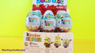 NEW 24 Kinder Surprise Eggs from Minions Movie new Full Case Despicable Me Playdoh Toys Collector