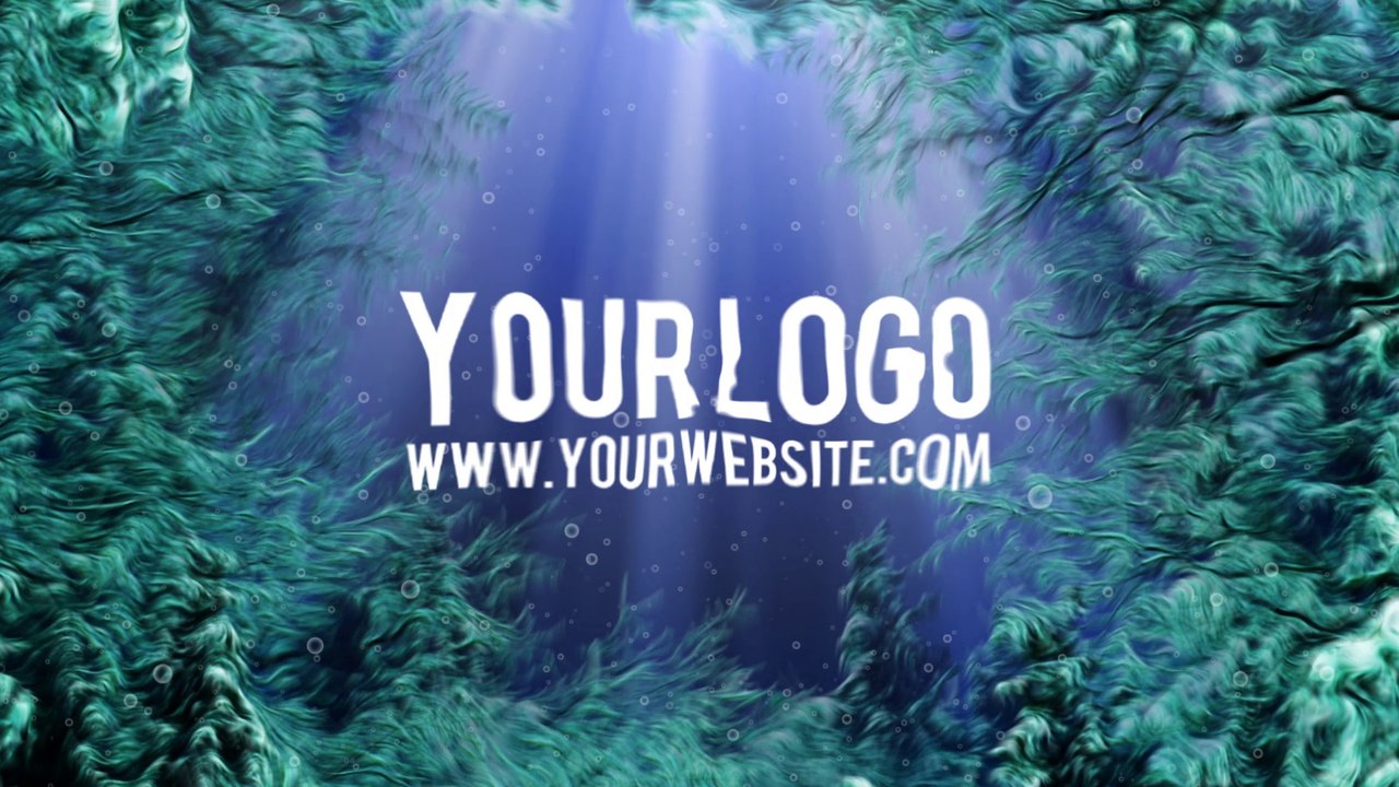 I will reveal your logo in this UNDERWATER video intro