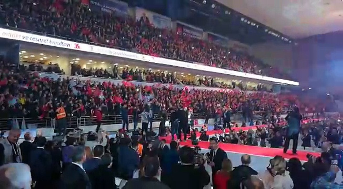 Kılıçdaroğlu  Kurultay Salonuna geldi