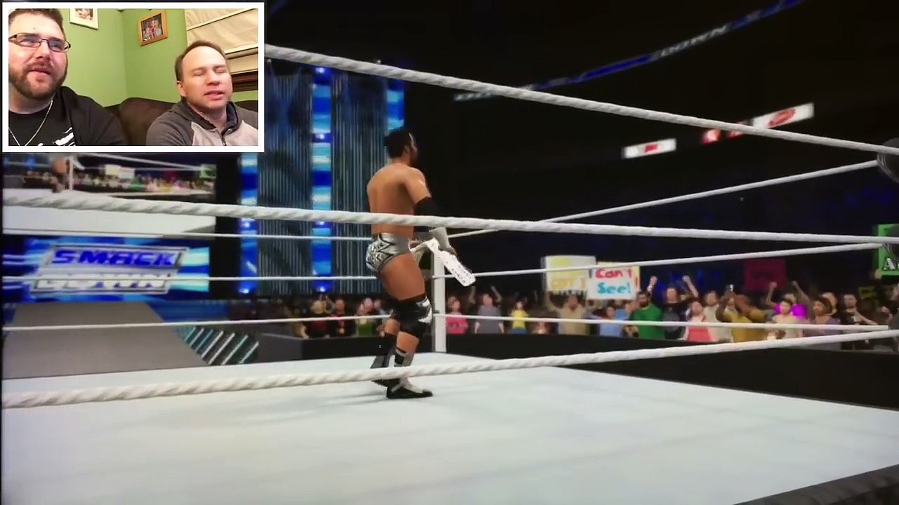 ROMAN VS AJ STYLES REACTIONS Match Simulations WWE 2k16 Wrestling!