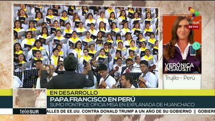 Perú: Papa Francisco celebra misa en playa Huanchaco