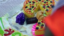 Mainan Anak Cash Register Toy dan cutting Pizza Playset Toys-kasir kasiran