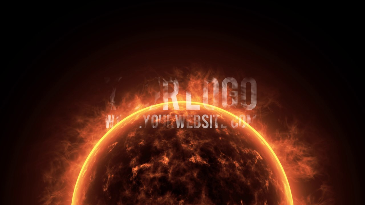 I will create a SUNSHINE planet space video intro for your logo