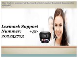 Lexmark Printer Telefoonnummer Nederland: +31-202253723