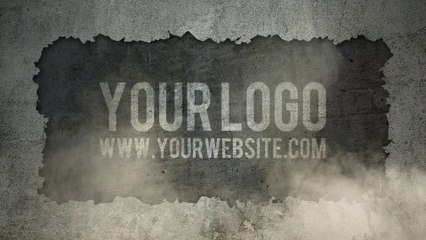 I will reveal your logo on this WALL earthquake video intro