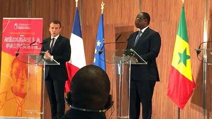 Direct Cicad conférence conjointe entre Macky Sall et Macron