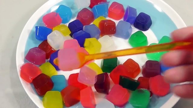 DIY How to Make Colors Block ABC Alphabet Jelly Gummy Pudding Learn Colors Slime Clay