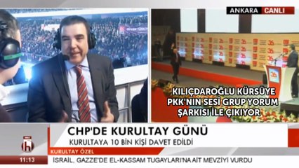 KILIÇDAROĞLU GRUP YORUM ŞARKISI İLE KÜRSÜYE ÇIKTI