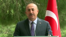 Çavuşoğlu, Riyad el-Maliki ile ortak basın toplantısı düzenledi - ANTALYA