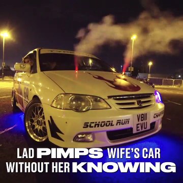 Tunning sur la voiture de sa femme