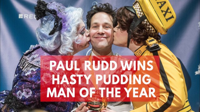 Paul Rudd honored as Hasty Pudding's Man of the Year