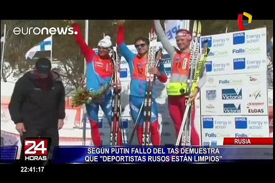 Putín: fallo del TAS demuestra que la mayoría de los deportistas rusos están limpios