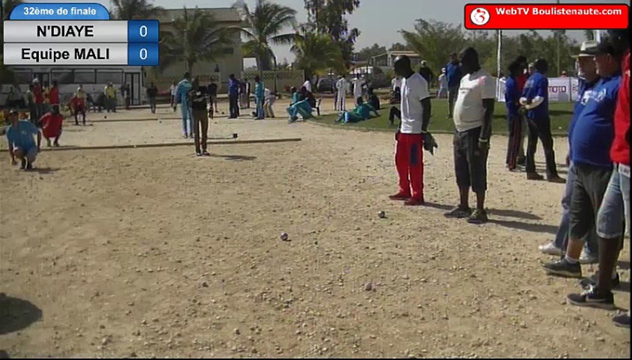 International de pétanque à Saly, Sénégal : N'DIAYE vs Equipe du MALI