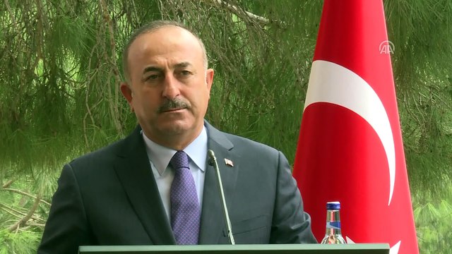 Çavuşoğlu ve Filistin Dışişleri Bakanı Riyad el-Maliki ortak basın toplantısı düzenledi - ANTALYA