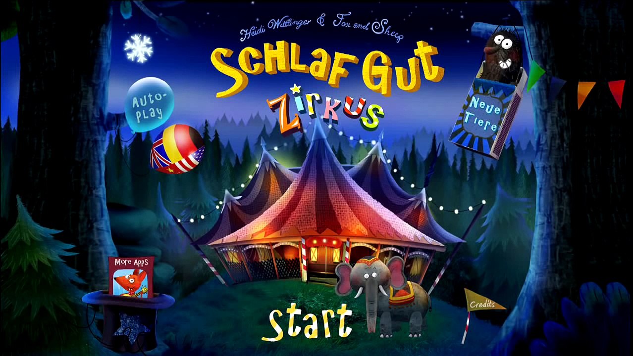 Schlaf gut Zirkus – Gute Nacht Geschichte & Schlaflied für Kinder (Schweizerdeutsch, Weihnachten)