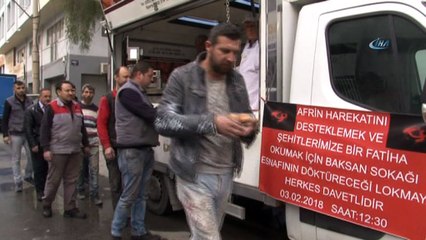 Esnaflardan Afrin şehitlerine lokma