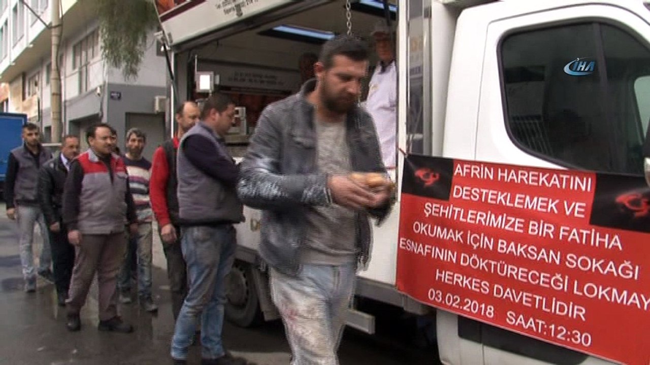 Esnaflardan Afrin şehitlerine lokma
