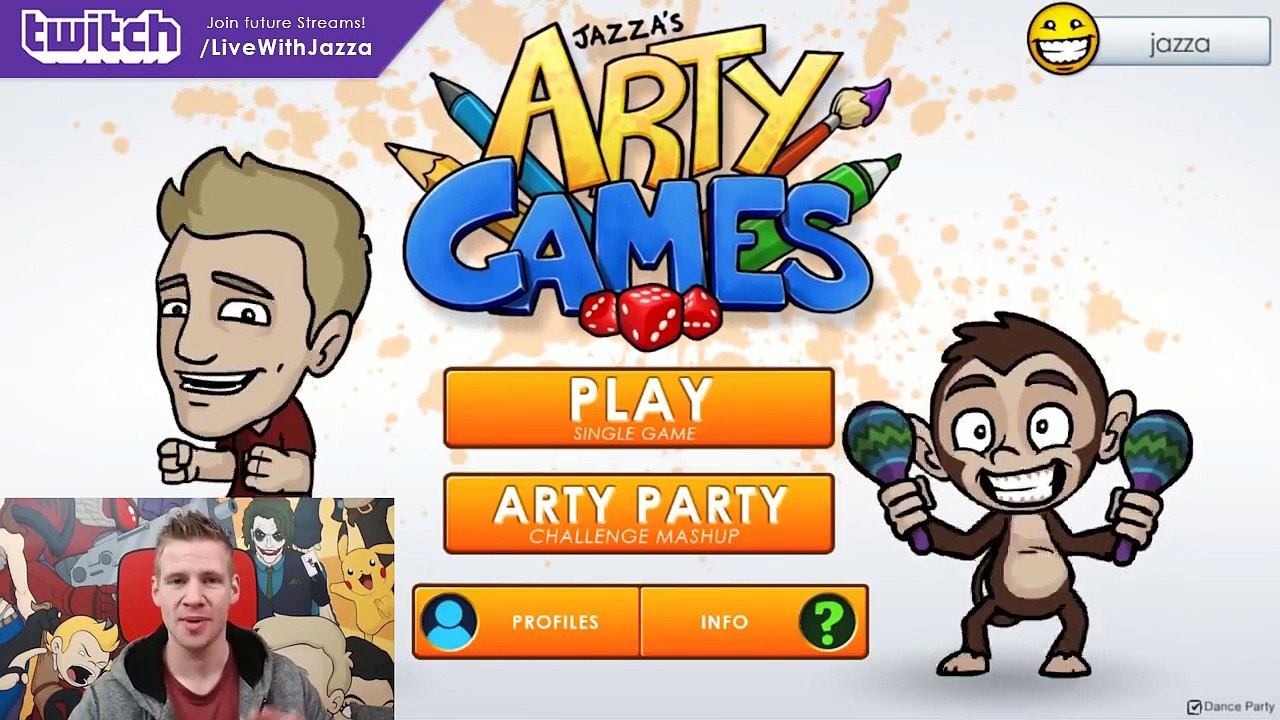 ARTY GAMES with JAZZA and FRIENDS!