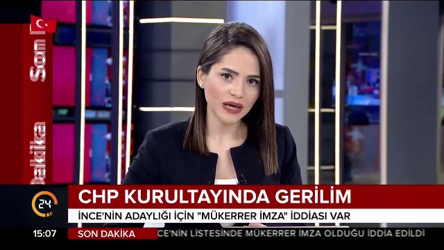 CHP kurultayında mükerrer imza krizi