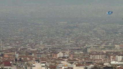 Bursa'nın Kirli Havasını Lodos da Temizleyemedi