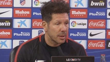 Simeone: "Queremos muchísimo a Augusto, lo vamos a extrañar"