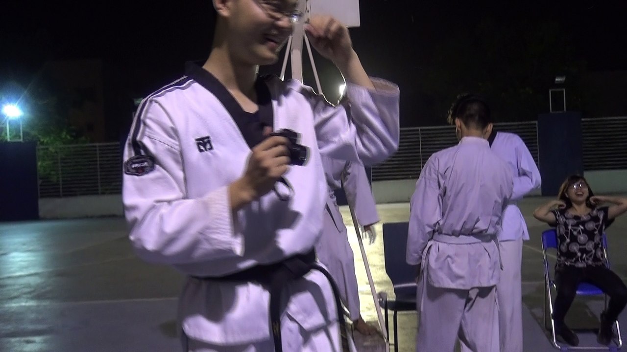 CLB Taekwondo ĐH Thăng Long thứ 5 23-6-2016 sinh nhật 7 tuổi của clb 00060