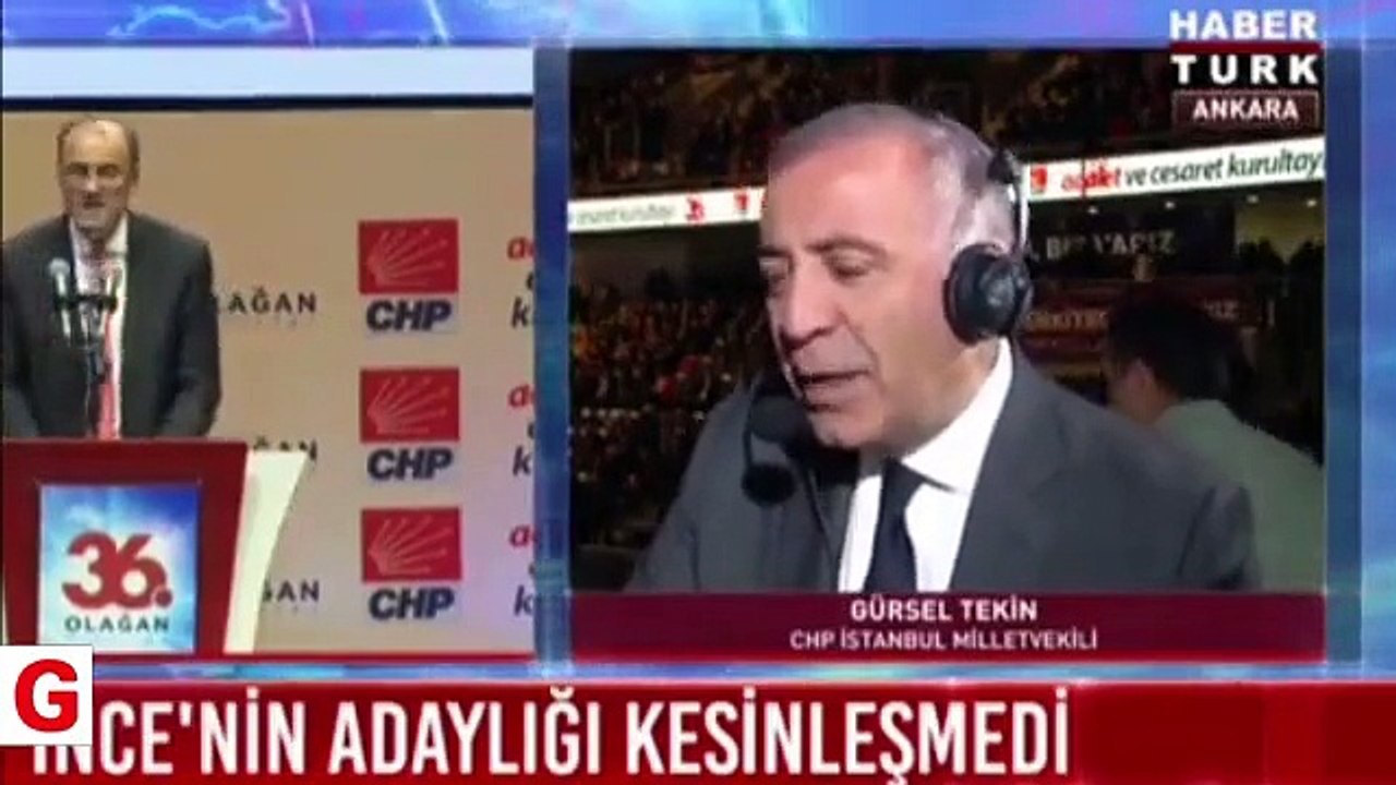 CHP'li Gürsel Tekin'in oy  açıklamasına sunucudan cevap gecikmedi